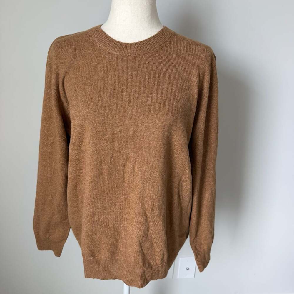 A New Day Sweater Size L Brown Crewneck Pullover